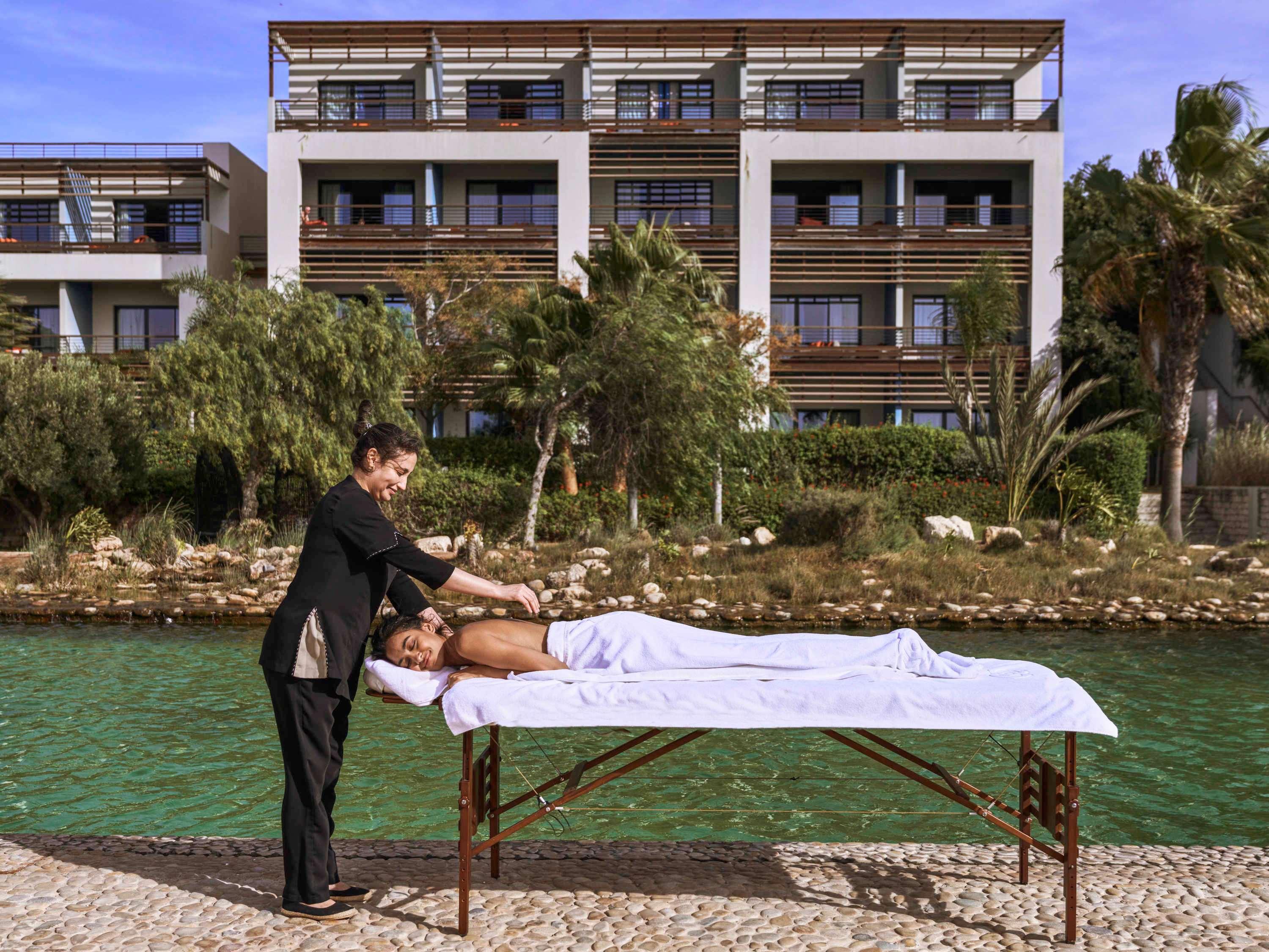 Hotel Le Golf D'Essaouira & Spa Esterno foto Massage at a spa
